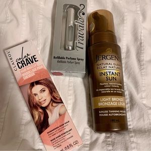 Hair Makeup and Tanner Mousse